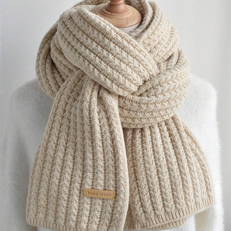 Thick Cable Knit Warm Cashmere – обзор и цена Wool Scarf Men