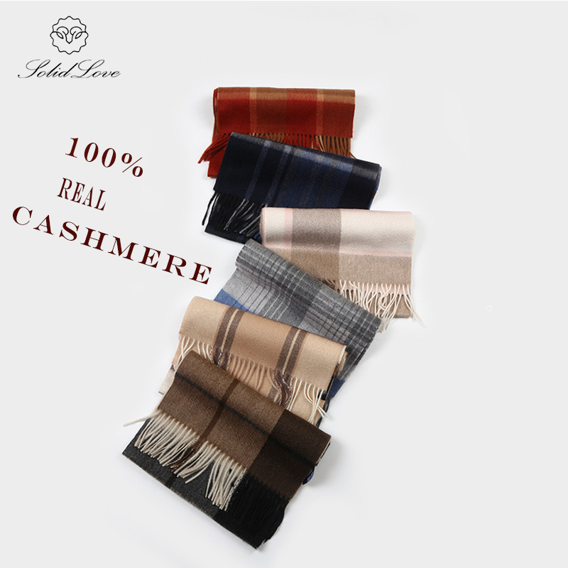 100% Cashmere Scarf   Plaid  W – обзор и цена Wool Scarf Men