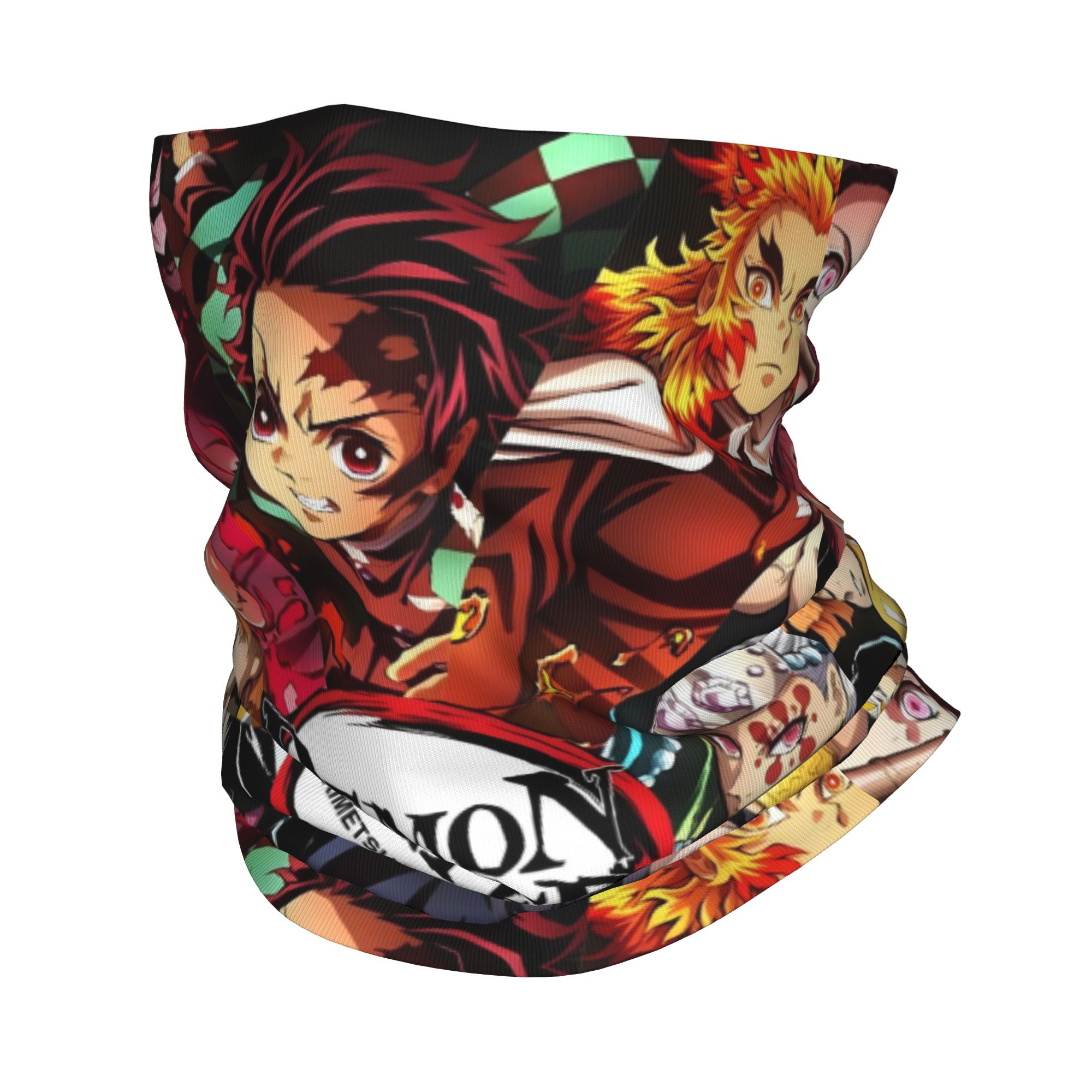 Demon Slayer Anime Collage Ban – обзор и цена Neck Gaiter Fleece