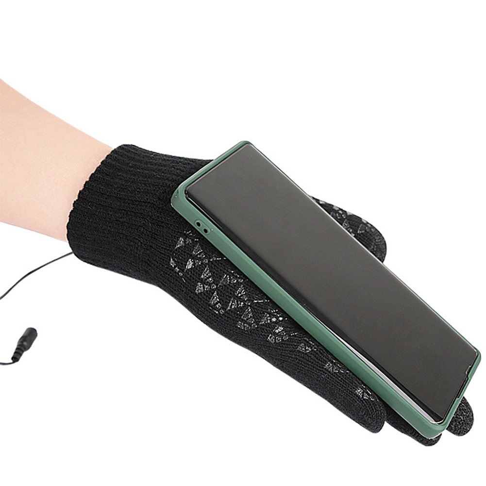 USB Heated Knitted Gloves Full – обзор и цена Touch Screen Gloves