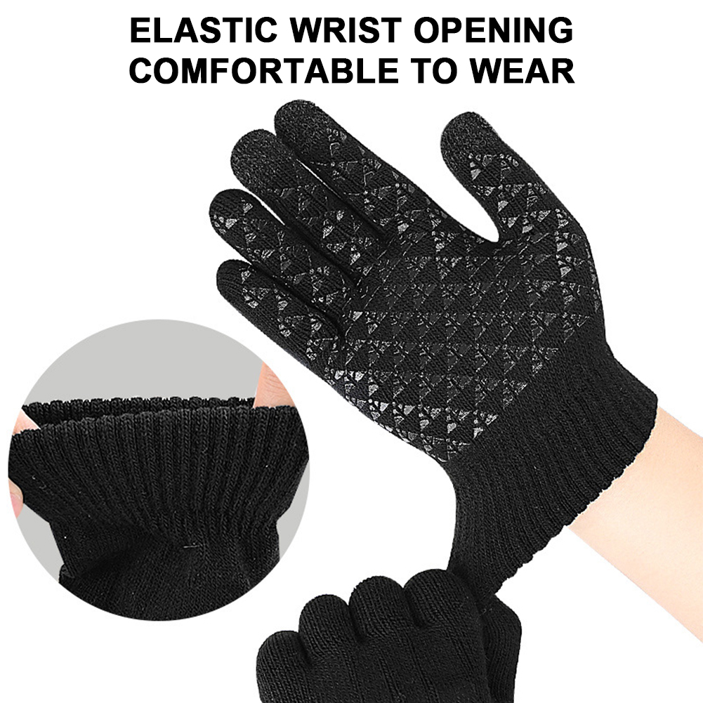 USB Heated Knitted Gloves Full – обзор и цена Touch Screen Gloves