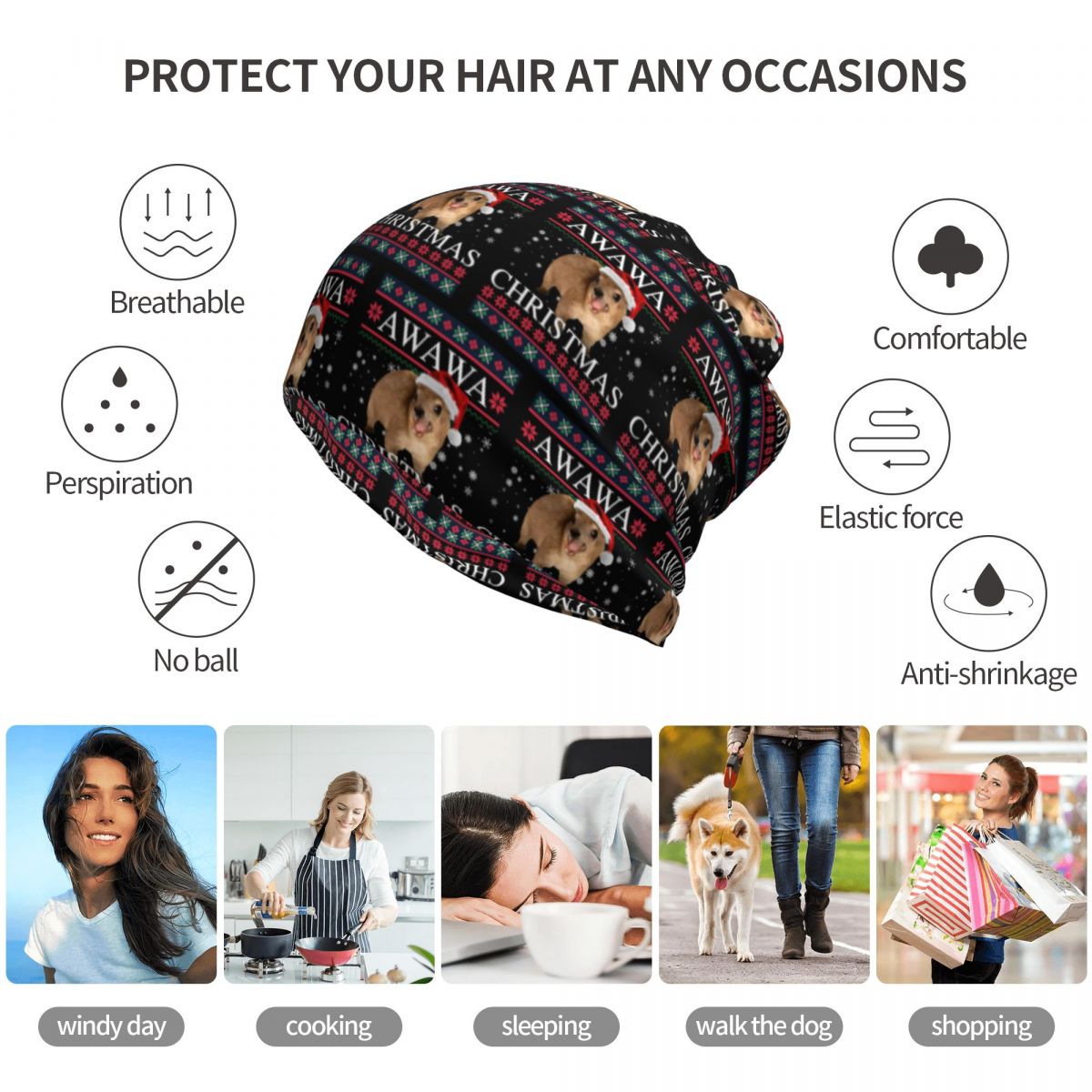 Rock Hyrax Merry Christmas Ugl – обзор и цена Knit Beanie Hat Warm