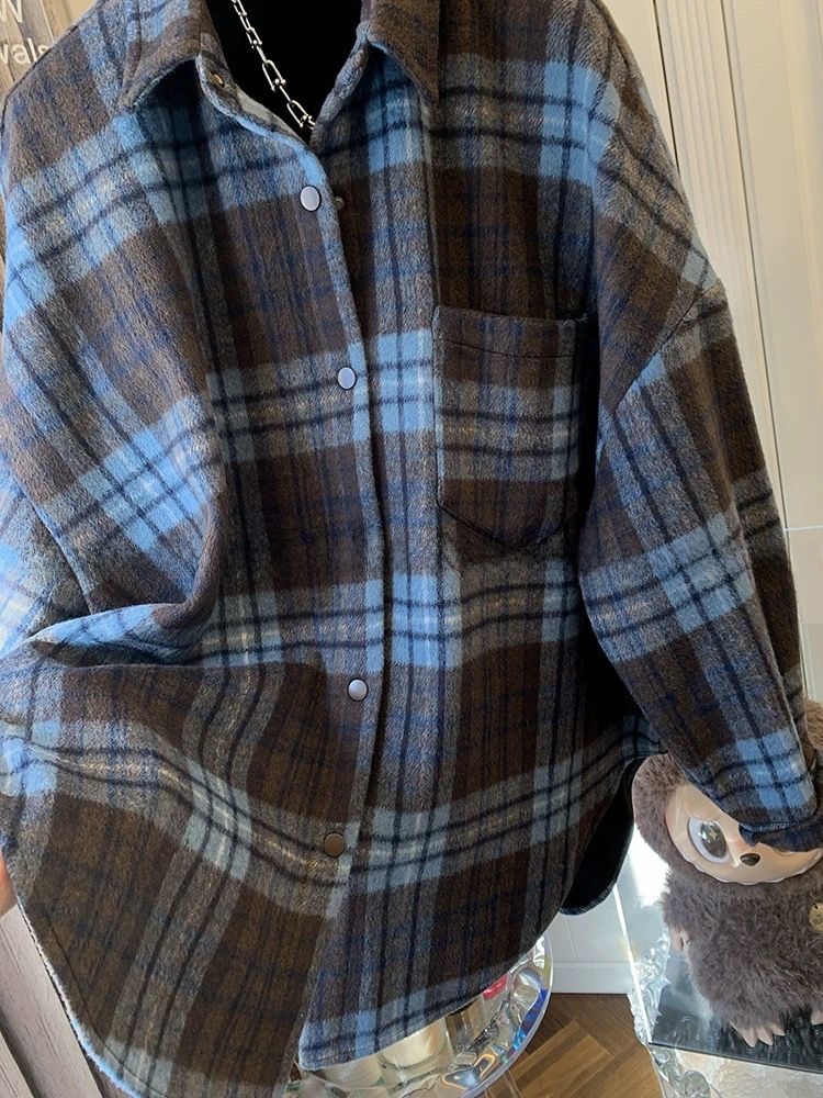 plus Size Women's Plaid Flanne – обзор и цена Flannel Shirt Lined