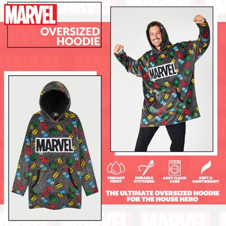 Avengers Blanket Hoodie for Me – обзор и цена Sherpa Hoodie Fleece