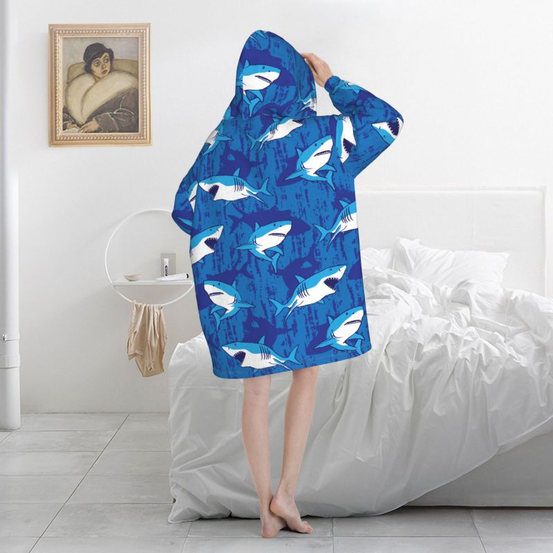 Wearable Blanket Hoodie Cartoo – обзор и цена Sherpa Hoodie Fleece