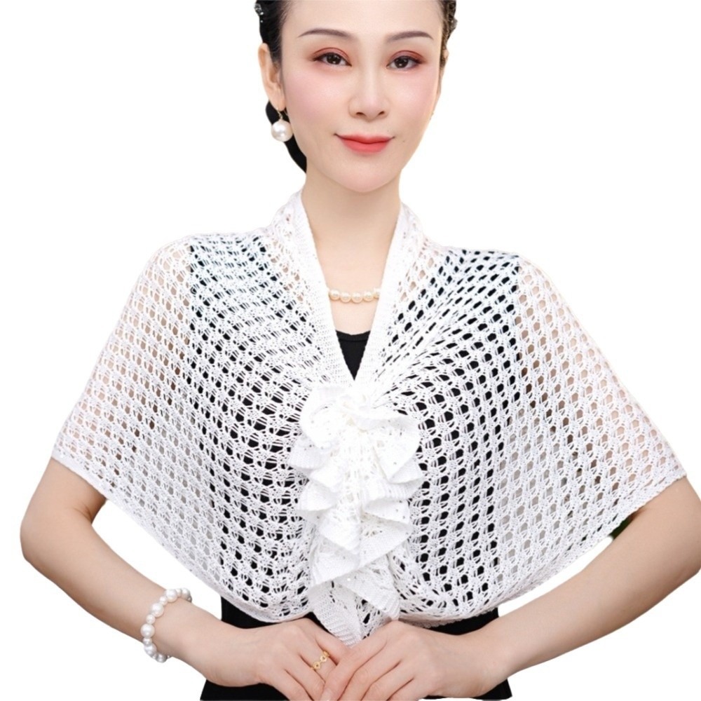 Sparkly Design Hollow Out Card – обзор и цена Shawl Wrap Winter