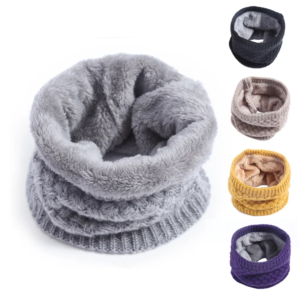 Kids Girls/Boys Winter Knitted – обзор и цена Neck Gaiter Fleece