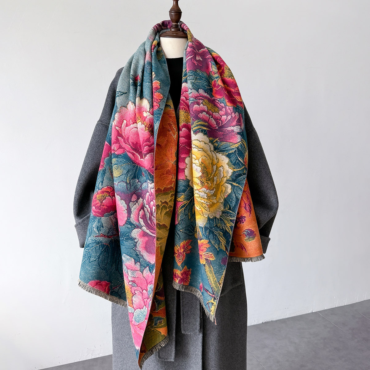 Warm Cashmere Scarf Women Shaw – обзор и цена Shawl Wrap Winter