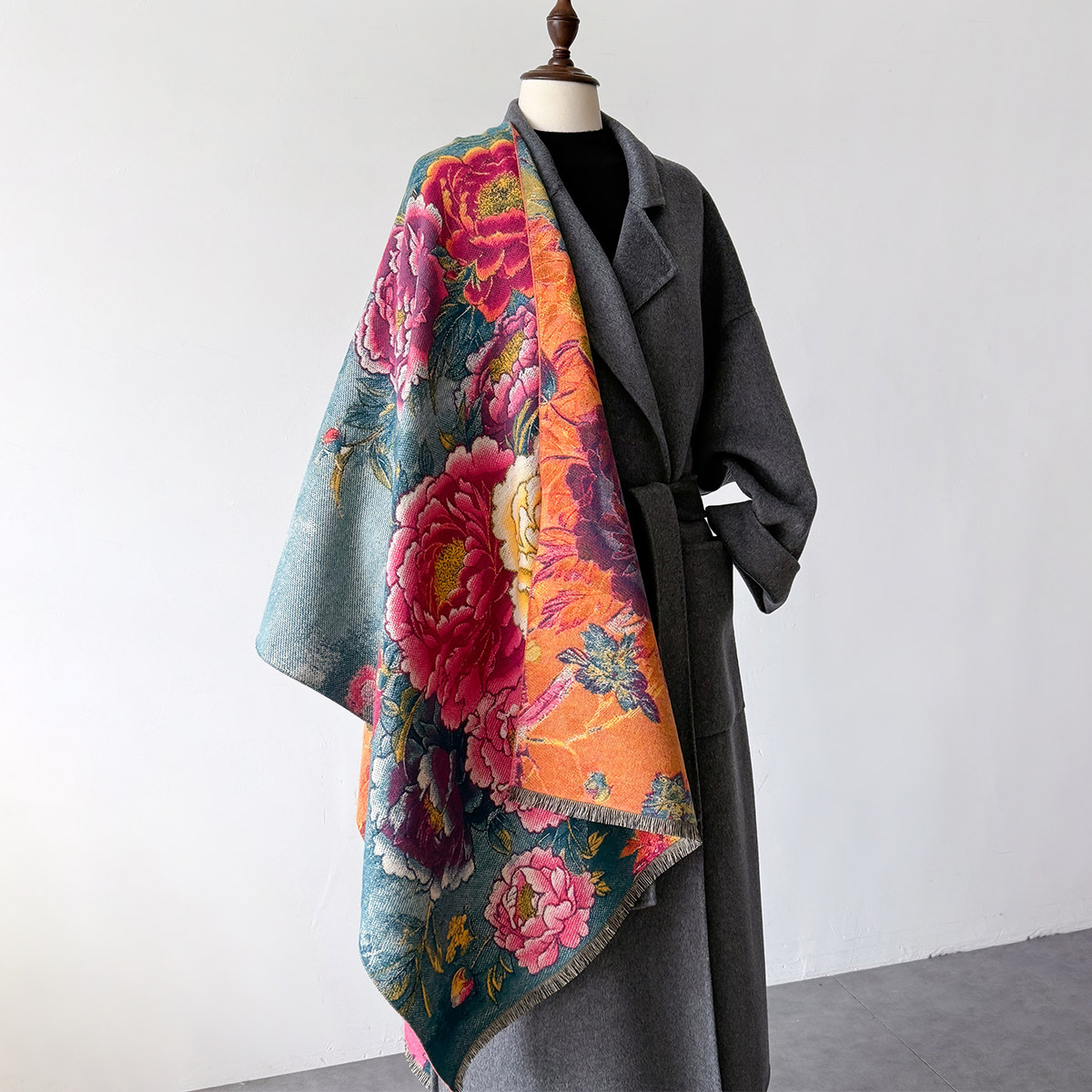 Warm Cashmere Scarf Women Shaw – обзор и цена Shawl Wrap Winter