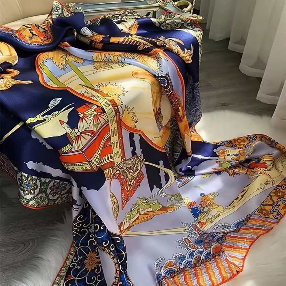 BYSIFA|Blue Luxury Femmes 100% – обзор и цена Shawl Wrap Winter