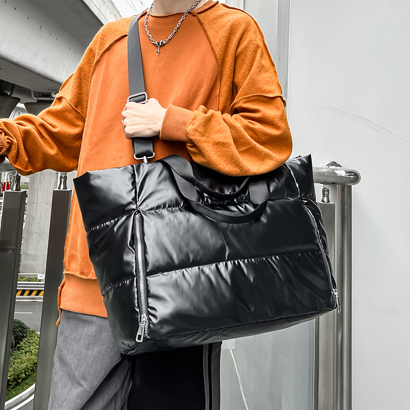 Women Y2k Silver Shoulder Bag  – обзор и цена Down Jacket Packable