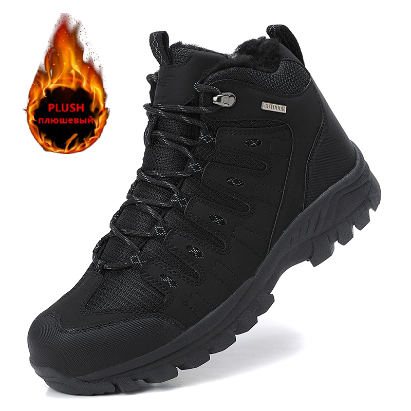 Winter Men's Boots Warm Plush  – обзор и цена Waterproof Winter Boot