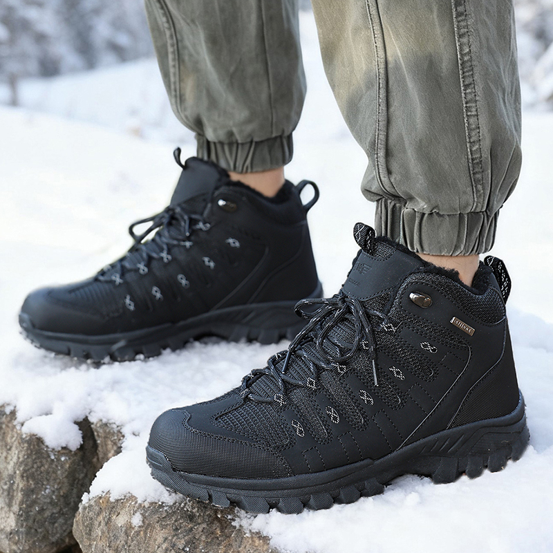 Winter Men's Boots Warm Plush  – обзор и цена Waterproof Winter Boot