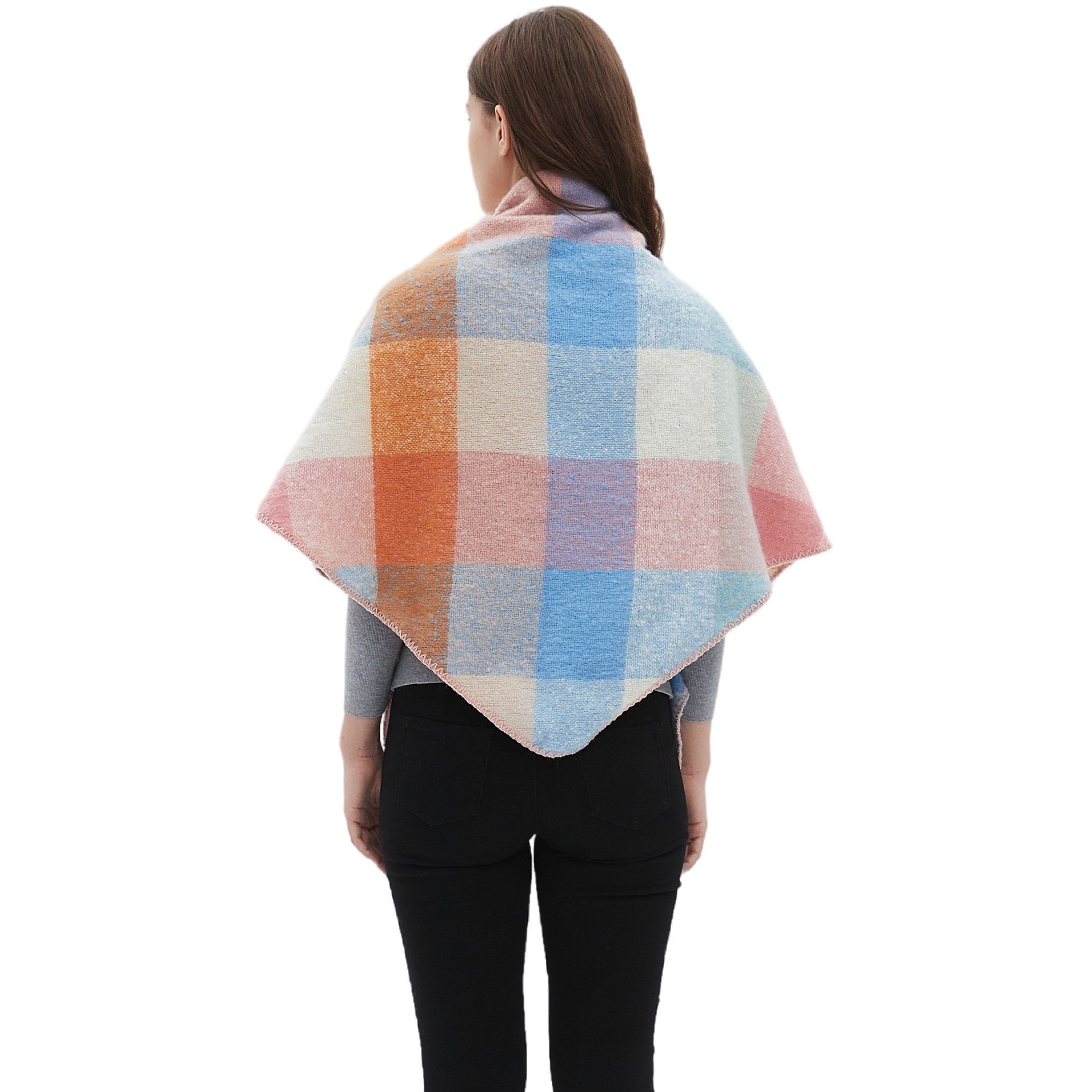 Women's Plaid Scarf Shawl  Sho – обзор и цена Shawl Wrap Winter