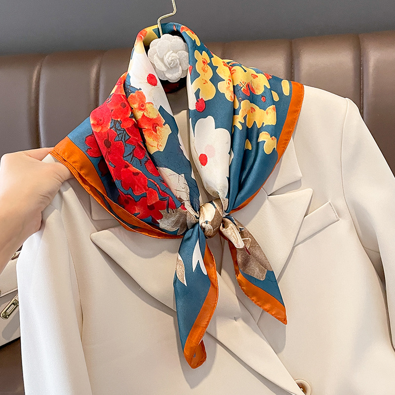 70x70cm Silk Scarf Square For  – обзор и цена Shawl Wrap Winter