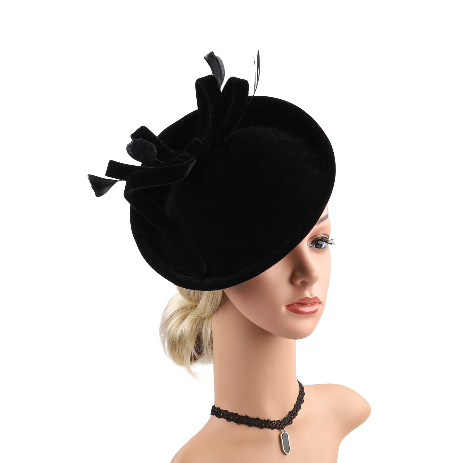 Velour Velvet Fascinator Feath – обзор и цена Winter Headband Fleece