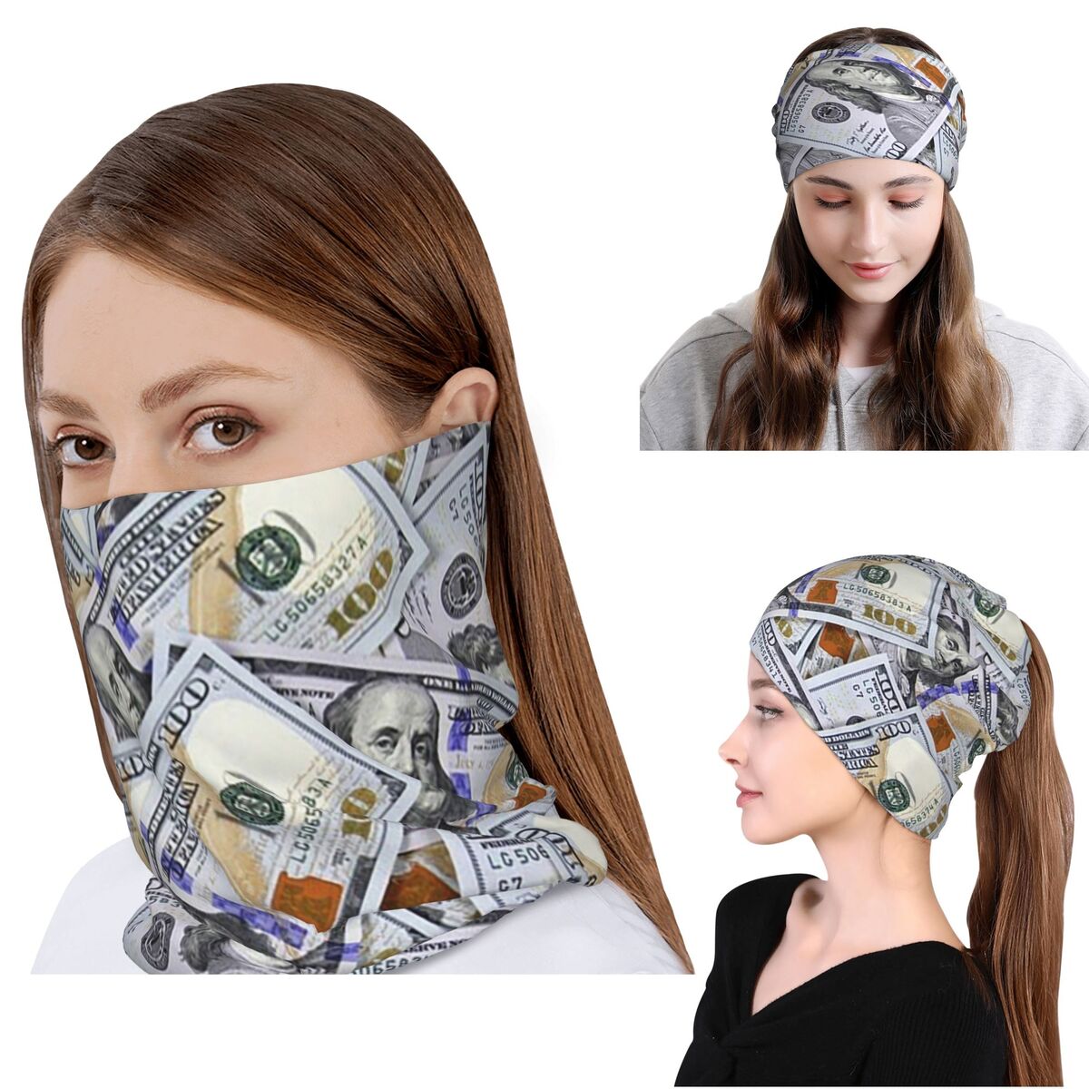 Giant Money Background 100 Dol – обзор и цена Knit Beanie Hat Warm