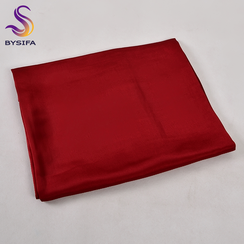 [BYSIFA] Solid Color Silk Scar – обзор и цена Shawl Wrap Winter