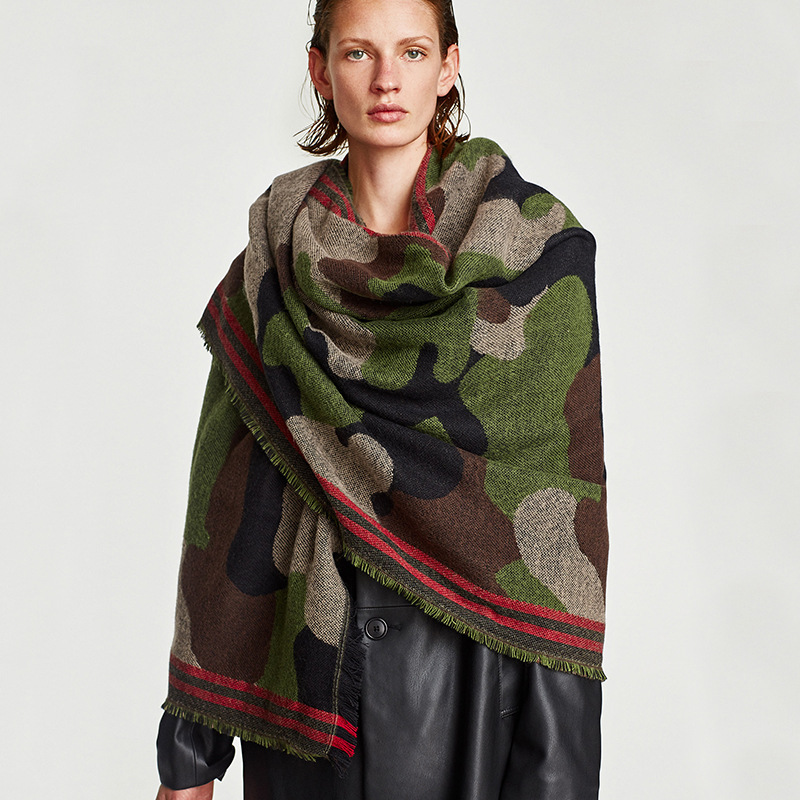 Camouflage Leopard Print Echar – обзор и цена Cashmere Pashmina Wrap