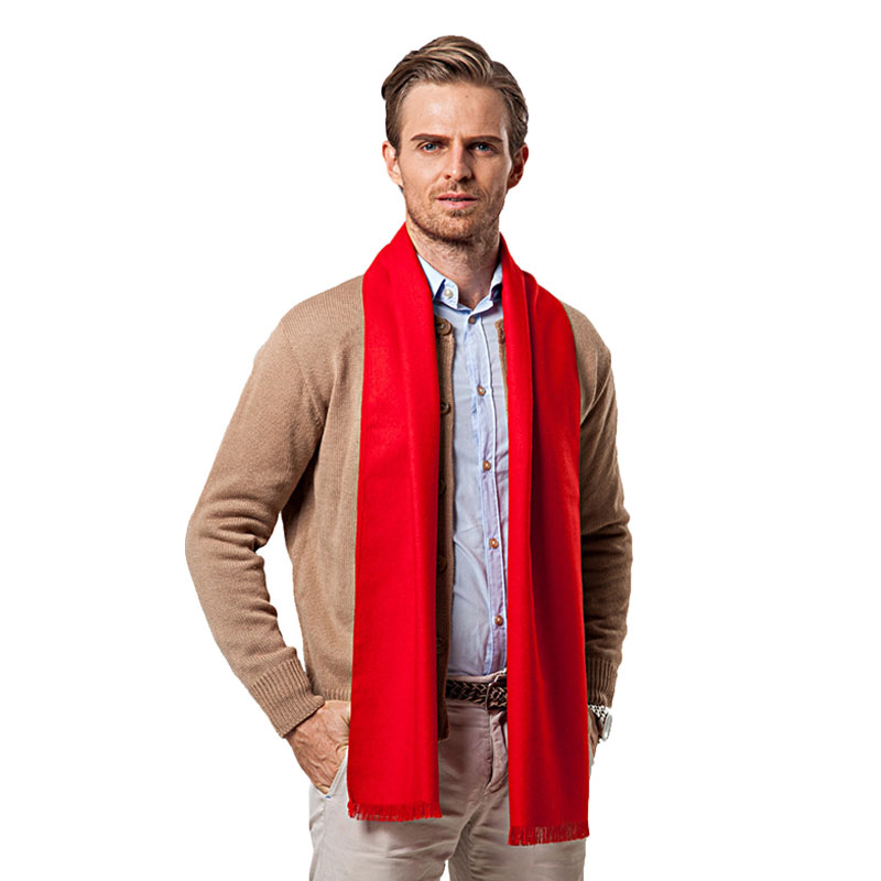 Fashion Winter Solid Color Men – обзор и цена Wool Scarf Men