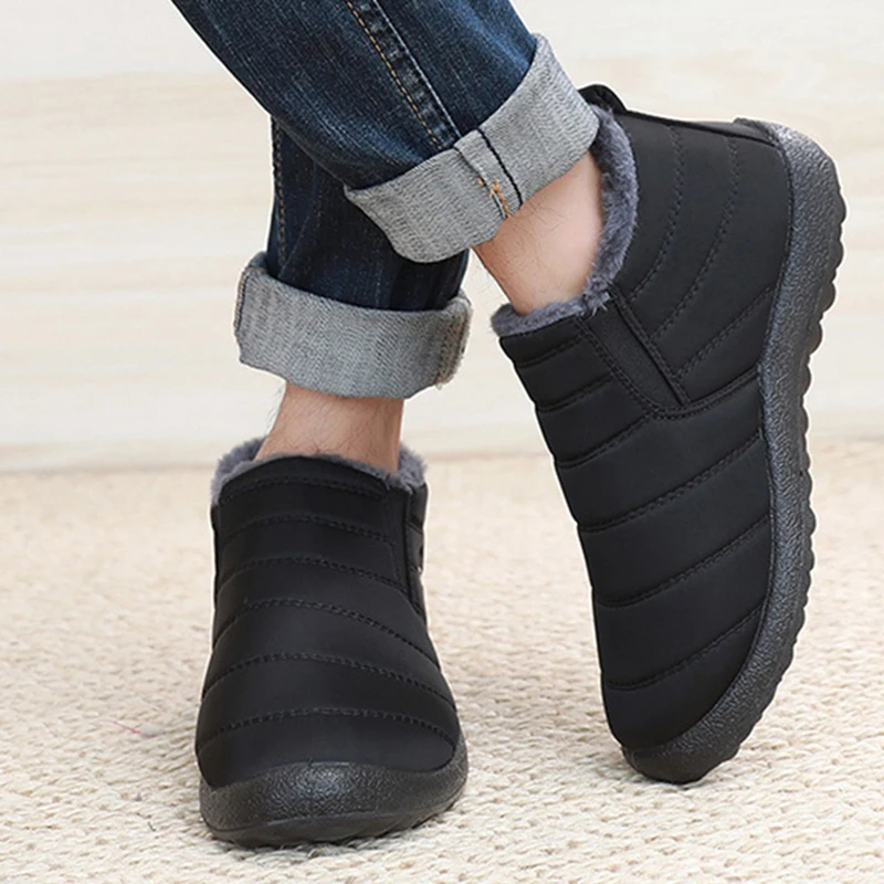 Fashion Men's Snow Boots Ankle – обзор и цена Waterproof Winter Boot