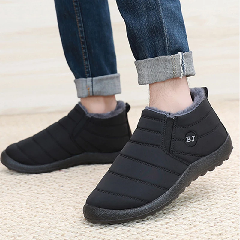 Fashion Men's Snow Boots Ankle – обзор и цена Waterproof Winter Boot