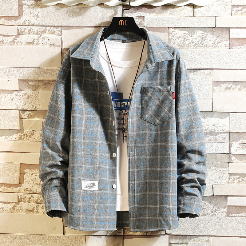 2025 Summer Men's Plaid Shirt  – обзор и цена Flannel Shirt Lined
