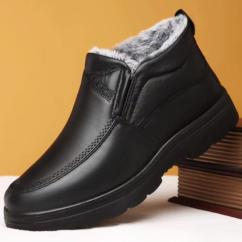 Winter Men's Ankle Boots Plush – обзор и цена Waterproof Winter Boot