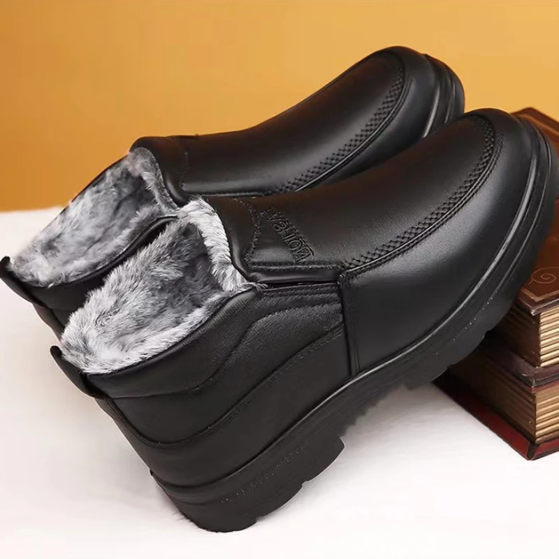 Winter Men's Ankle Boots Plush – обзор и цена Waterproof Winter Boot