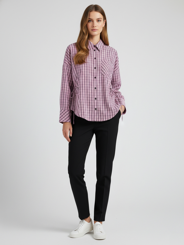Women's Trendy Plaid Shirt Ele – обзор и цена Flannel Shirt Lined