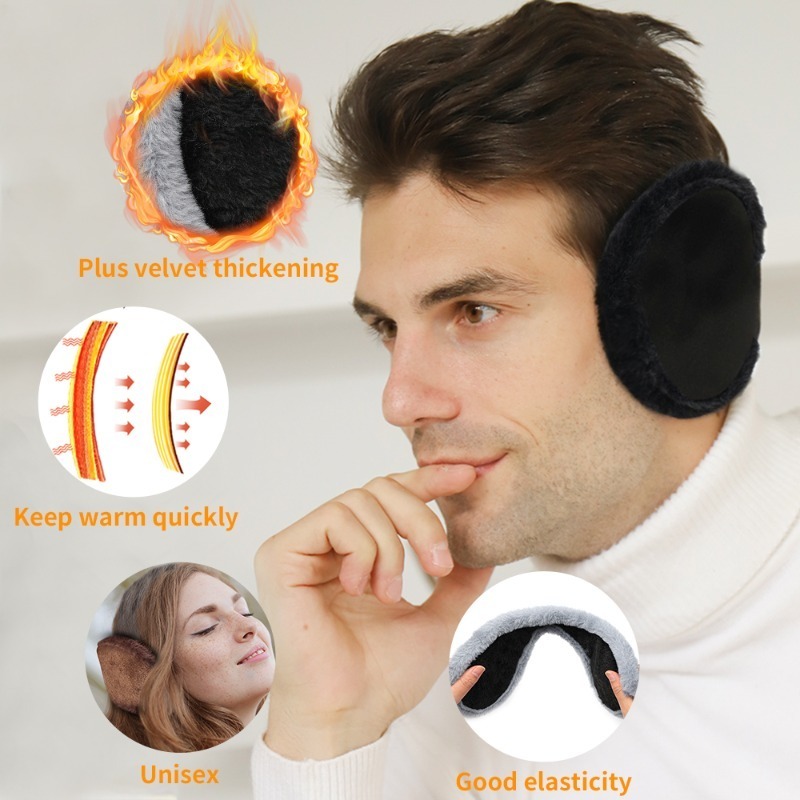 Thicken Fur Earmuffs Men Women – обзор и цена Winter Headband Fleece