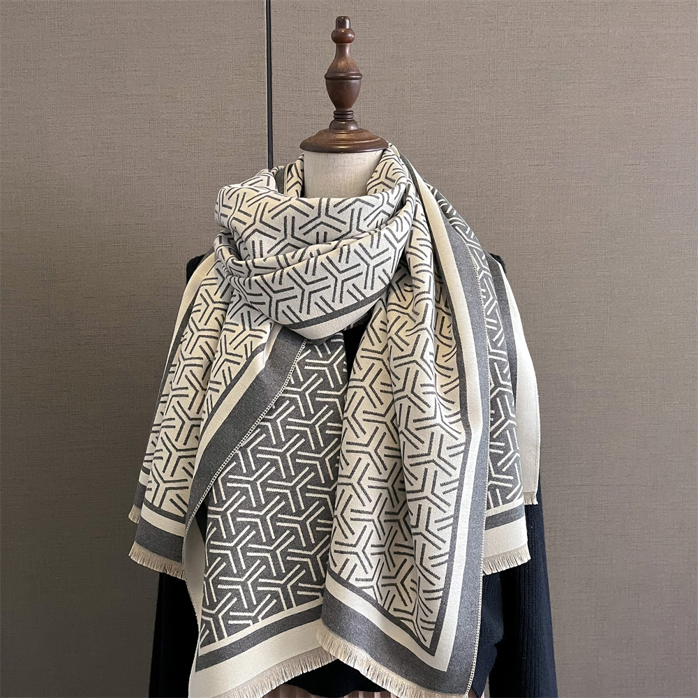 Luxury Cashmere Stripe Scarf W – обзор и цена Cashmere Pashmina Wrap