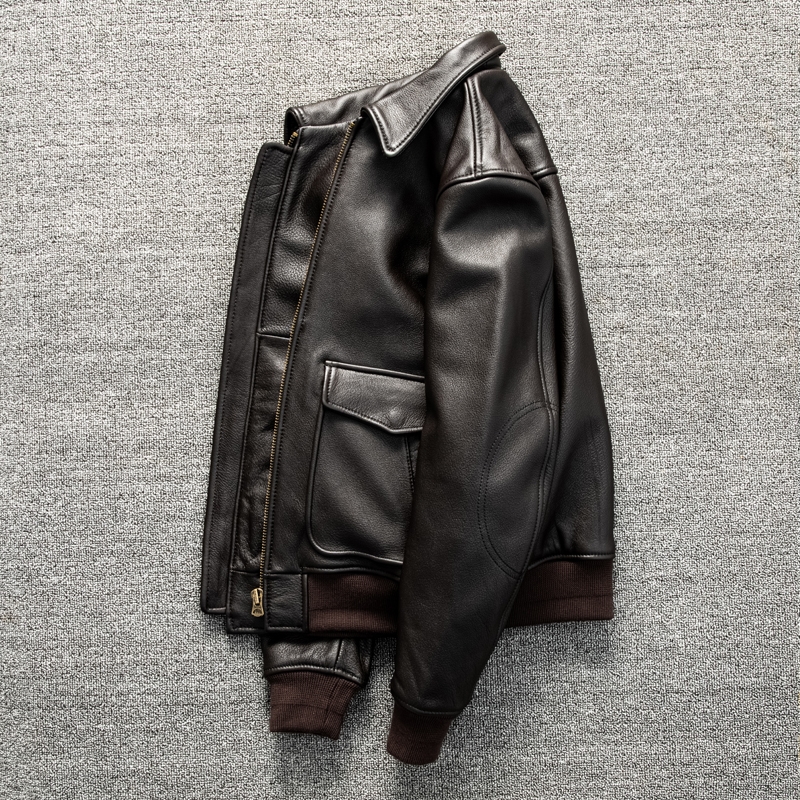 Dark Brown Winter Leather Jack – обзор и цена Down Jacket Packable