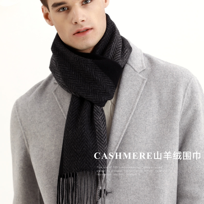 Pashmina Scarf Men Winter Stri – обзор и цена Wool Scarf Men